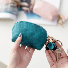 Compact Leather Mini Wallet for Women
