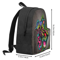 Smiling Pit Bull Backpack Men Women Bags