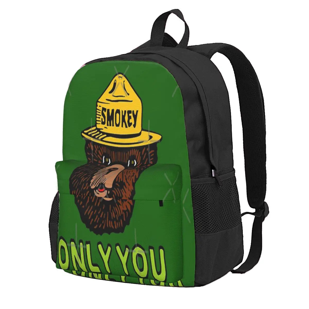 Smokey Bear You 2 Backpacks Men Women Kids Anime Backpack