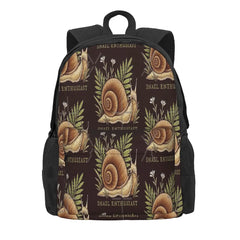 Snail Enthusiast Men's Backpacks Women's Bags for Children