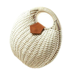 Snail's Nest Tote Handbag Summer Beach Bag Woman Straw Bag