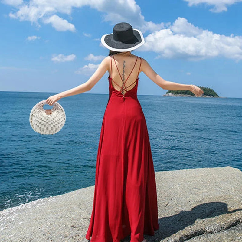 Snail's Nest Tote Handbag Summer Beach Bag Woman Straw Bag