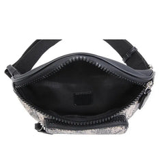 Snake Texture Women Belt Bum Bag High Women Fanny Packs