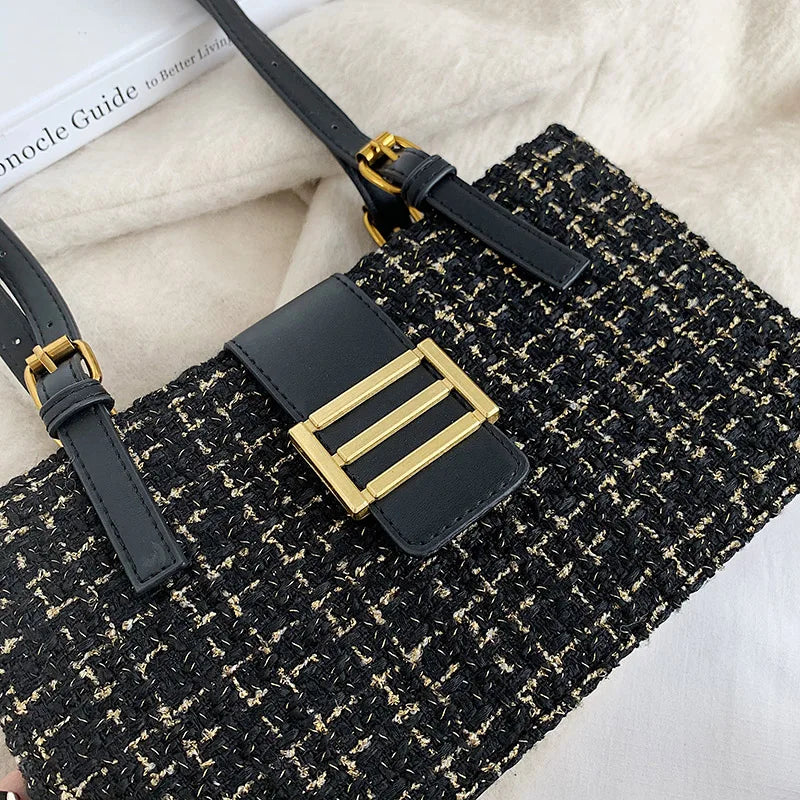 Snake Pattern Winter PU Ladies Shoulder Bag