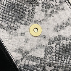 Snakeskin Pattern Handbag Shoulder Bag for Women