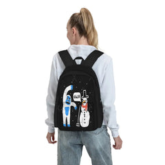 Snowman Bros Backpacks Men's Women's Bag Travel Backpack