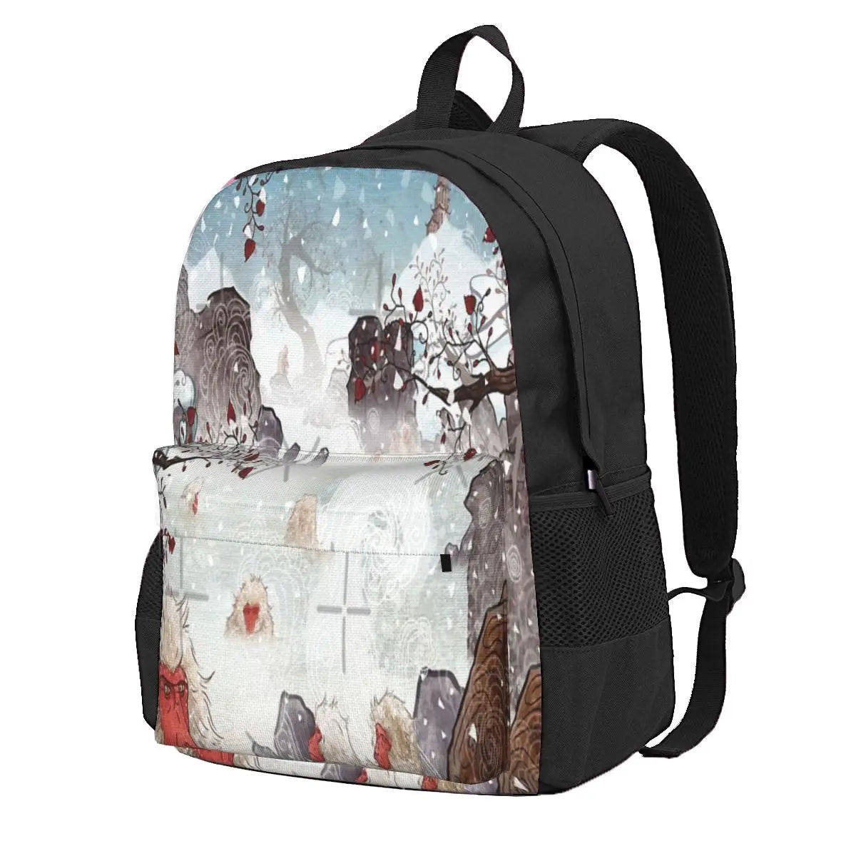 Japanese Snow Monkeys Backpacks Men Women Kids