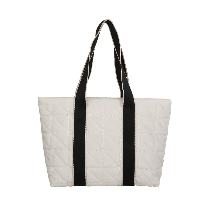 Soft Canvas Bag Woman Big Shoulder Bag Casual Shopping Totes