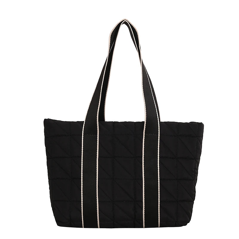 Soft Canvas Bag Woman Big Shoulder Bag Casual Shopping Totes