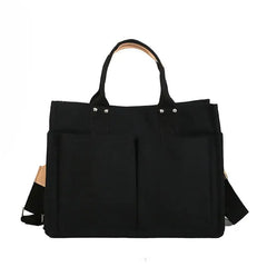 Canvas Handbag Zipper Shoulder Bag Vintage Messenger Ba