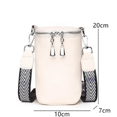 Soft Cow Leather Girl Phone Messenger Bag Crossbody Shoulder Bag