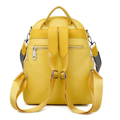 Soft Leather Backpack Women Multifunctional Ladies Bag Backpack
