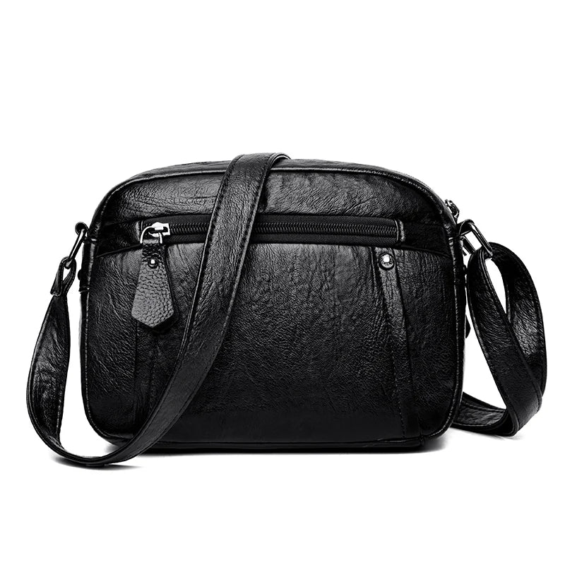 Small Soft Leather Crossbody Bag for Women Handbag