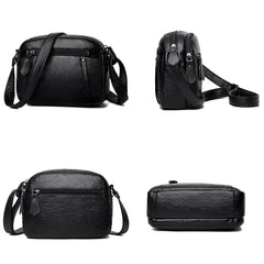 Small Soft Leather Crossbody Bag for Women Handbag