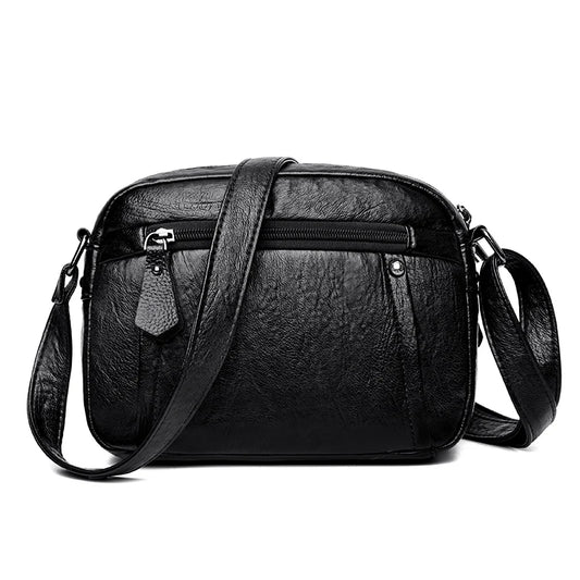 Small Soft Leather Crossbody Bag for Women Handbag