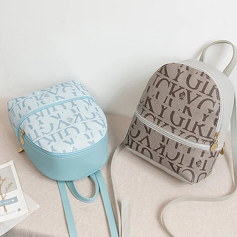 Soft Leather Female Small Backpacks Women Stylish Backpack Ladies Shoulder Bag