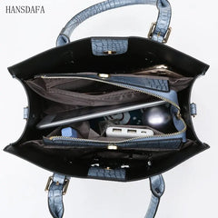 Soft Leather Large Capacity Women Shoulder Bags