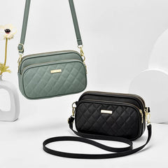 Plaid Crossbody Bag for Women - Small Shoulder Bag for Summer Travel
