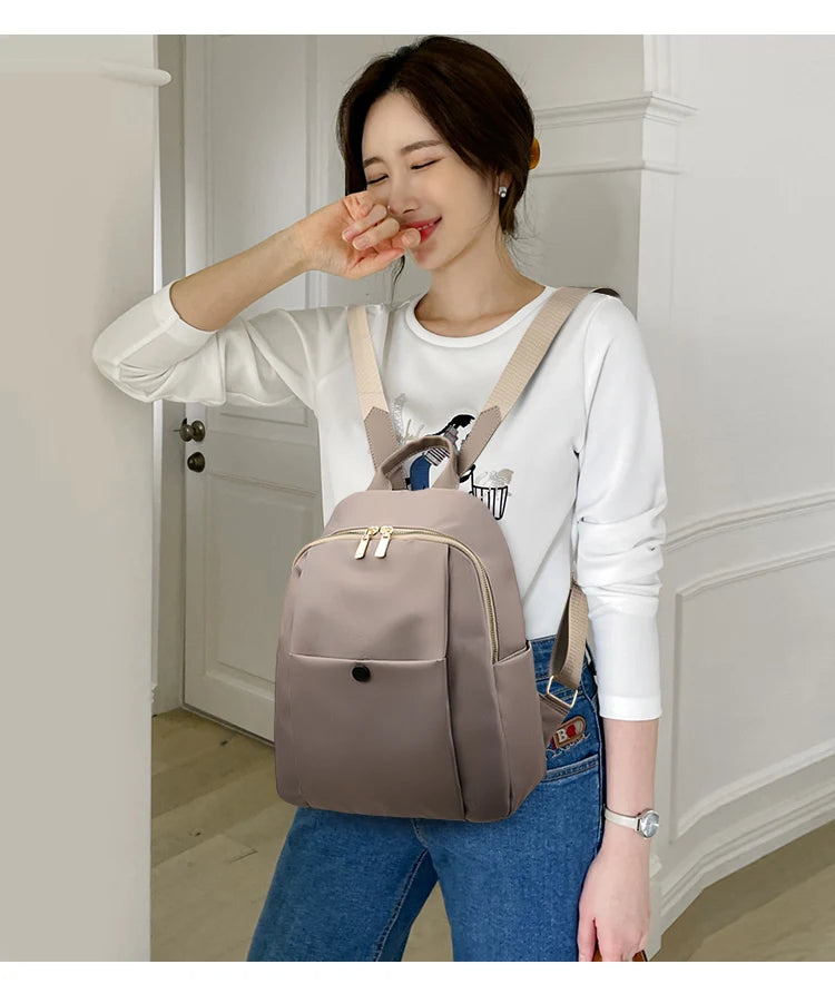 Soft Leather Women Shoulder Bag Female Backpack
