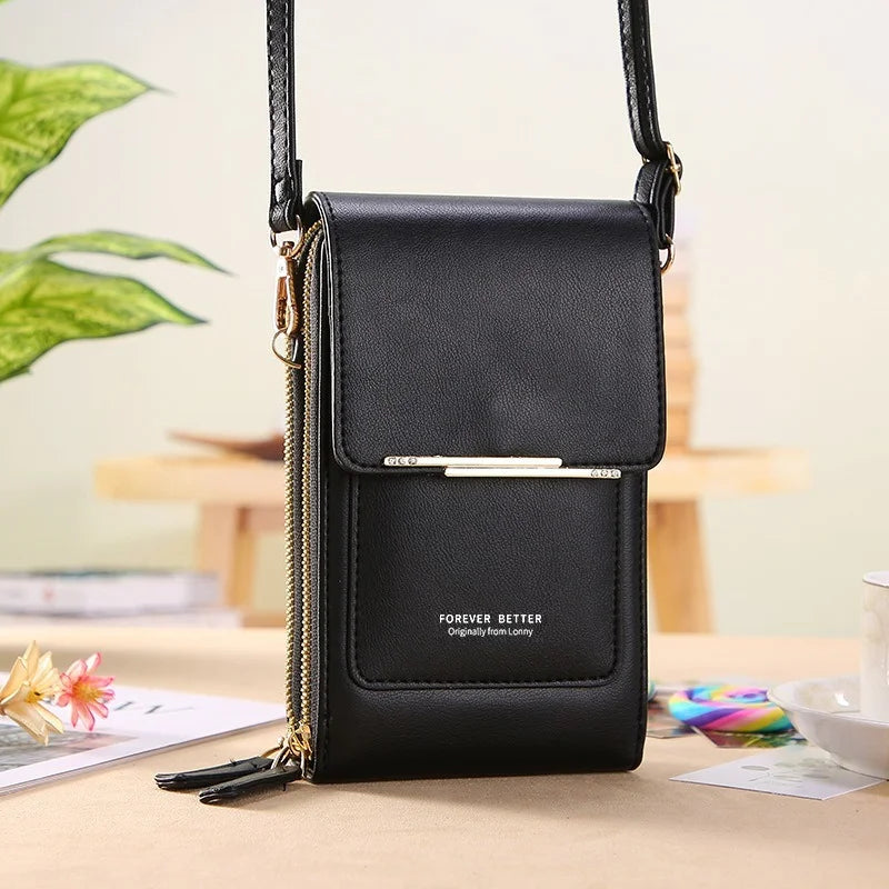 Soft Leather Cell Phone Purse Wallets