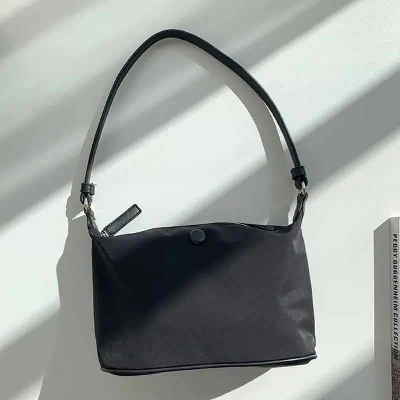 Nylon Bucket Shoulder Bag Women Handbags Purses Totes