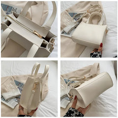 Soft PU Leather Crossbody Bags for Women Solid Shoulder Purses Green