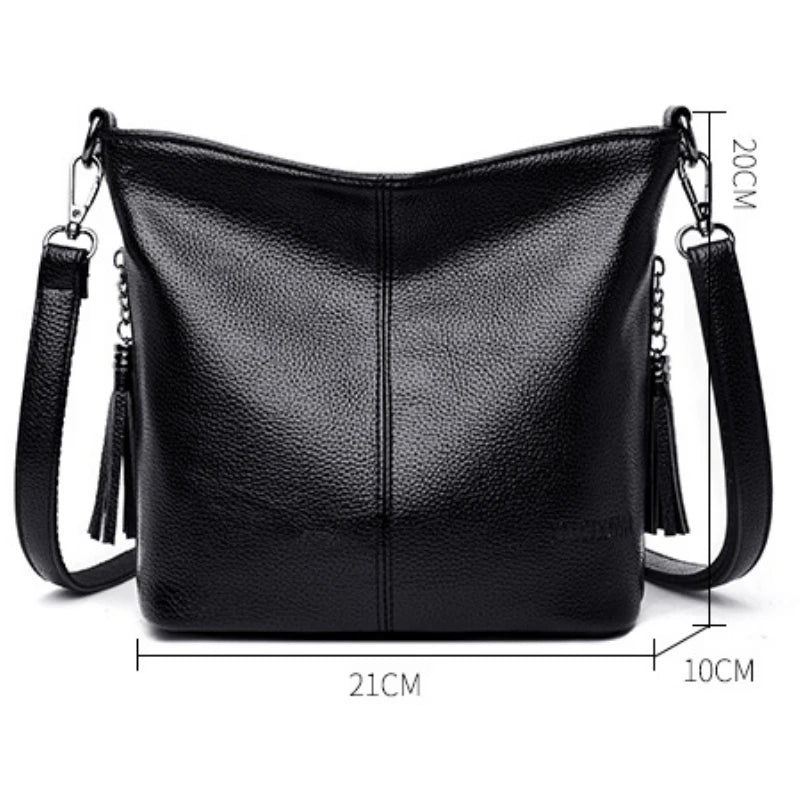 PU Leather Crossbody Bag Women Casual Shoulder Tote Handbag
