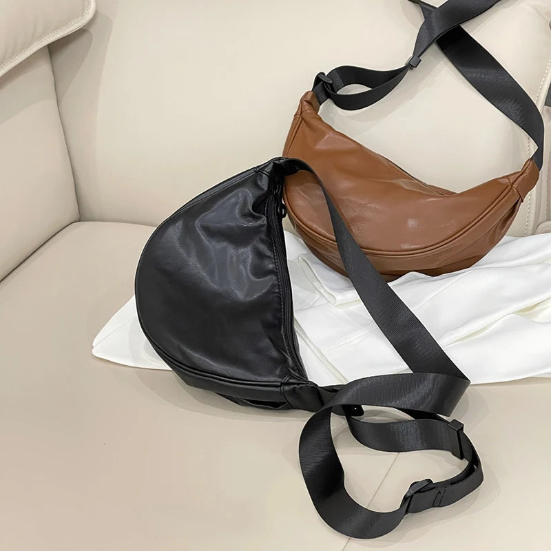 Vintage Leather Crossbody Shoulder Bag Handbag