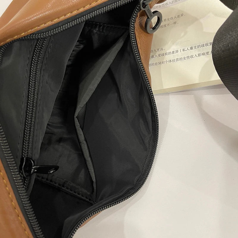 Vintage Leather Crossbody Shoulder Bag Handbag