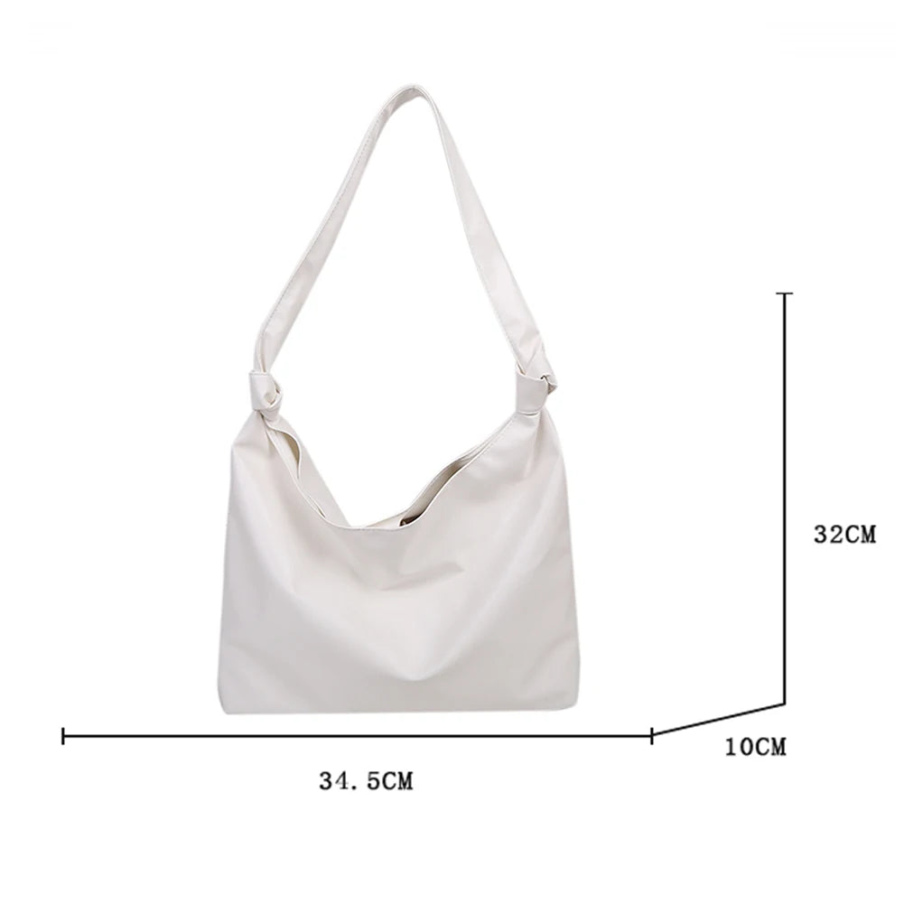 Soft PU Leather Shoulder Bag For Women Large Capacity Tote Bags