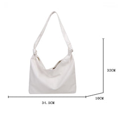 Soft PU Leather Shoulder Bag For Women Large Capacity Tote Bags