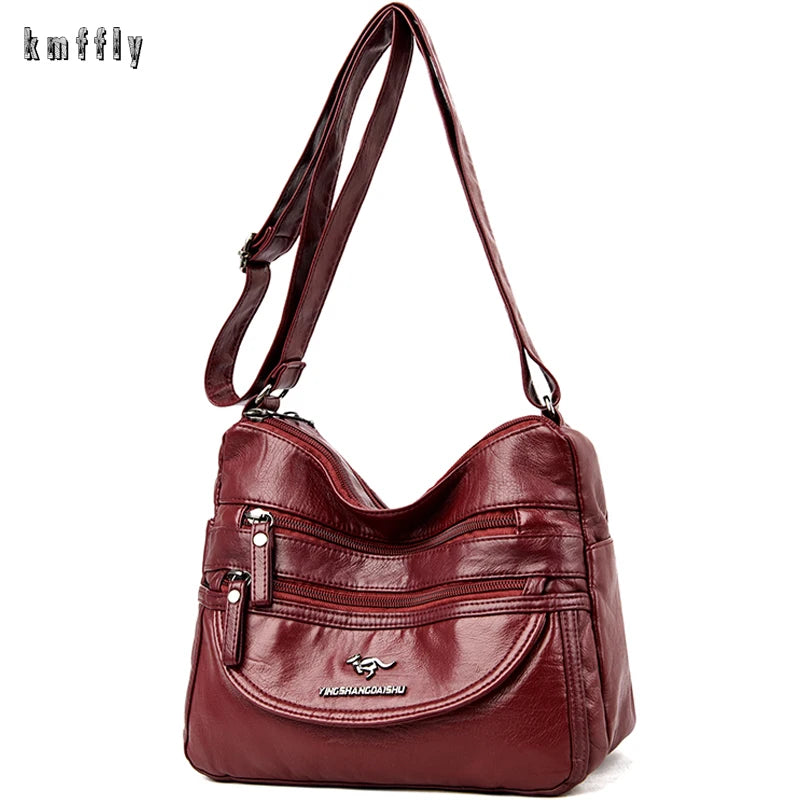 Chic PU Leather Women's Shoulder Bag