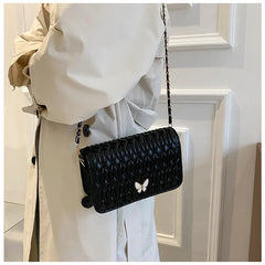 Green Chain Shoulder Bag Casual Women Purses Handbag