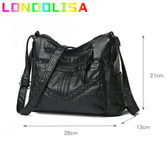 Soft PU Leather Purses Handbags Women Messenger Bag Crossbody