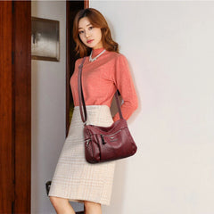 Vintage Crossbody Bag Large Capacity Female Messenger Sac
