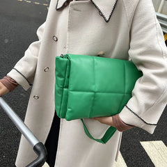 Soft PU Leather Women Shoulder Bags Big Space Solid Ladies Messenger Bag
