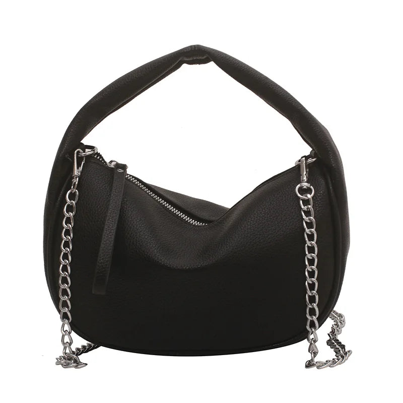 Small PU Leather Crossbody Bags for Women Chain Shoulder Side Bag