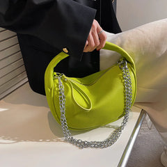 Small PU Leather Crossbody Bags for Women Chain Shoulder Side Bag