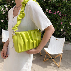 Soft Small PU Leather Crossbody Bag Casual Shoulder Handbag