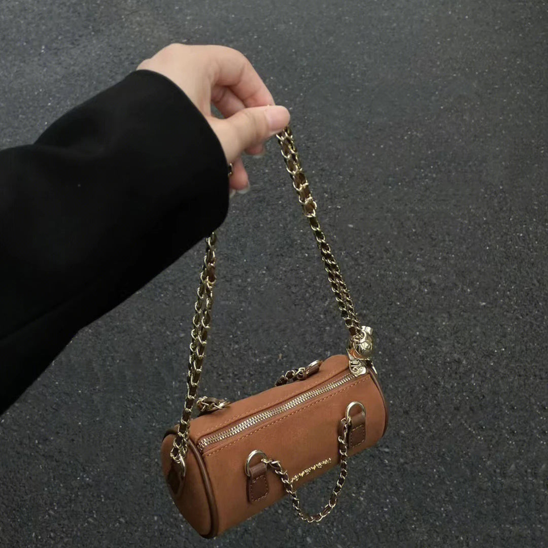 Retro Rhombus Chain Crossbody Bag for Women