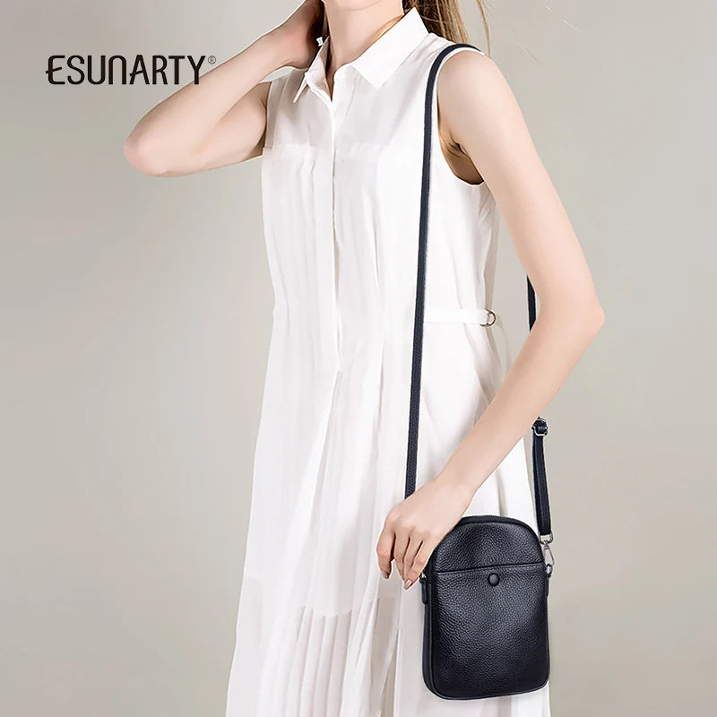 Mini Leather Shoulder Bag Women Winter Mobile Phone Crossbody