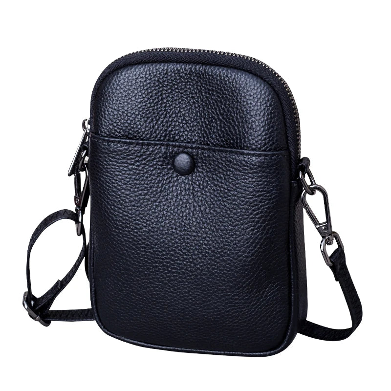 Mini Leather Shoulder Bag Women Winter Mobile Phone Crossbody