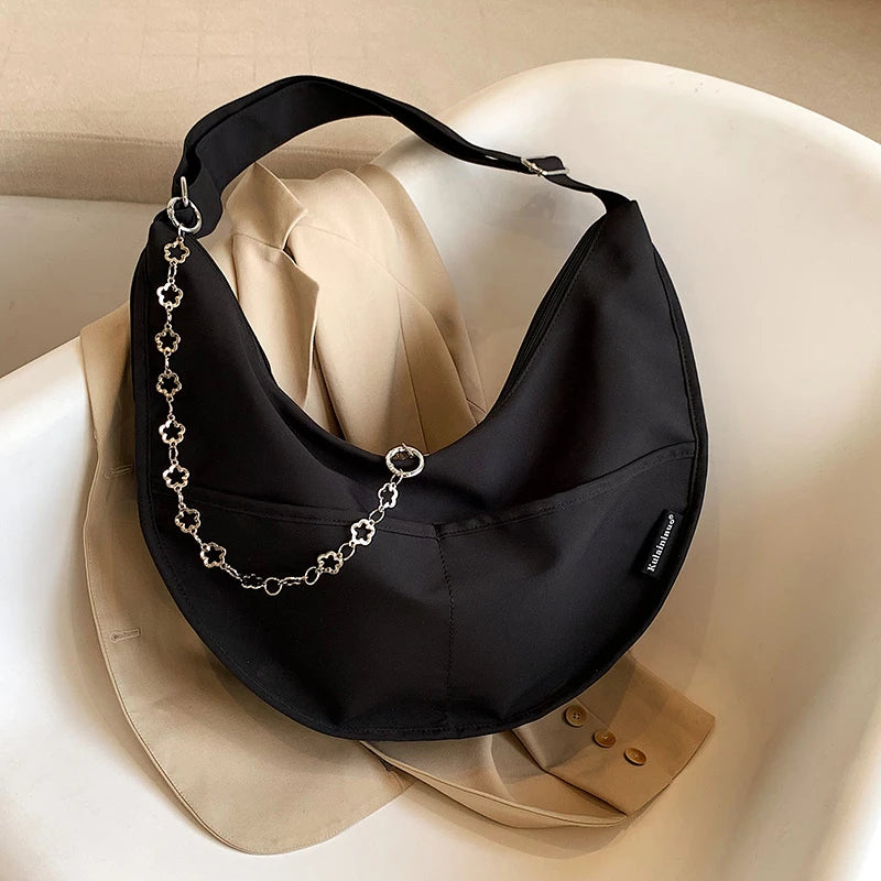Large Capacity Women Shoulder Bag High Nylon Messenger Bag