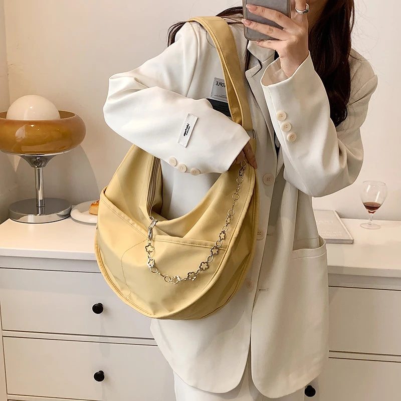 Large Capacity Women Shoulder Bag High Nylon Messenger Bag