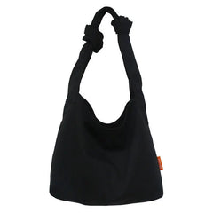 Solid Classic Shoulder Bags Women Hasp Large Capacity Nylon Bag Students