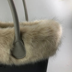 Classic Plush Trim Thermal Fur Fit for Obag Women's Handbag