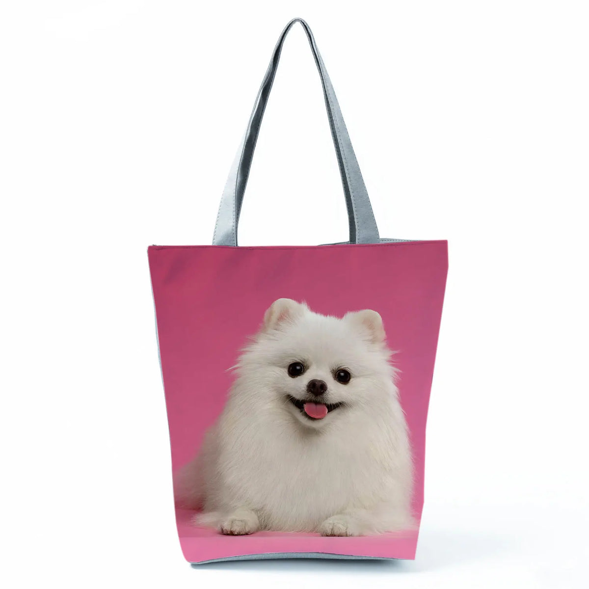 Dog Print Women Shoulder Bag High Capacity Shopping Bag