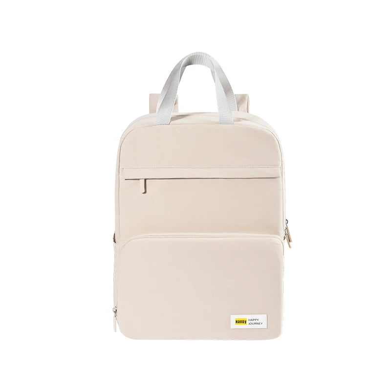 Solid Waterproof Travel Storage Bag Foldable Hangbag Ladies Backpack