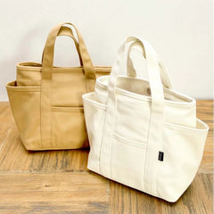 Solid Canvas Women'S Bag Mummy Cloth Bag Reusable Shopping Tote