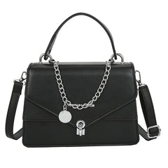 Classic PU Leather Women's Shoulder Bag Square Handbags